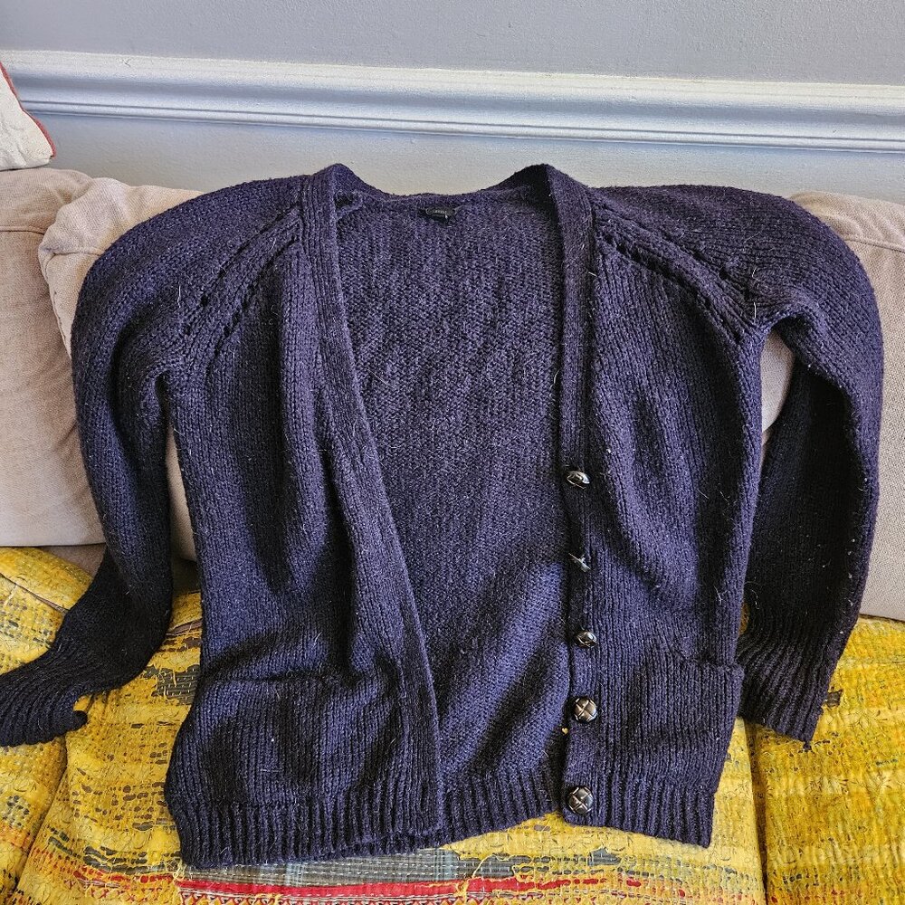 Navy Topshop cardigan